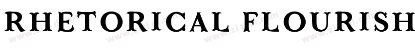 Rhetorical Flourish字体转换